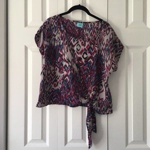 Dressy Short Sleeve Blouse